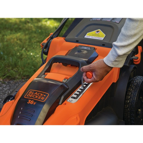 Black and Decker - Autosense grsklippare 36V 48CM  med 2 batterier - CLMA4820L2