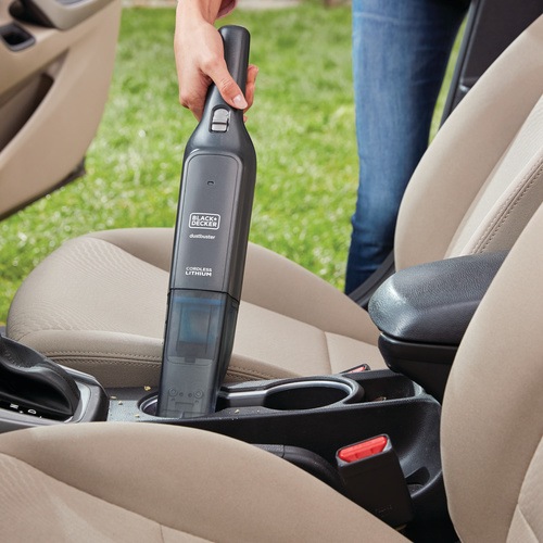 Black and Decker - 12V Kompakt handdammsugare med laddstation - HLVC320B11