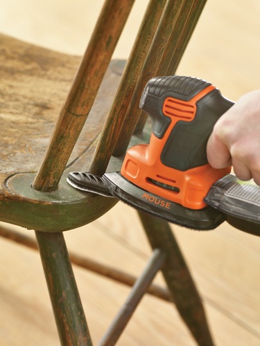Black and Decker - 120W slipmus Mouse i mjuk vska - KA2000