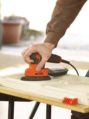 Black and Decker - 120W slipmus Mouse i mjuk vska - KA2000