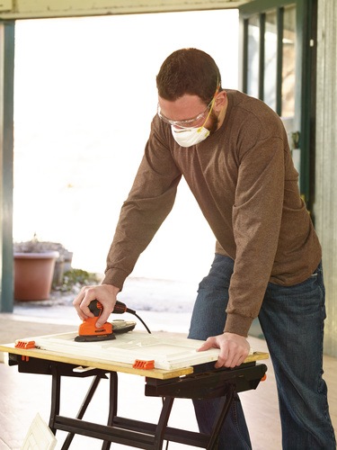 Black and Decker - 120W slipmus Mouse i mjuk vska - KA2000