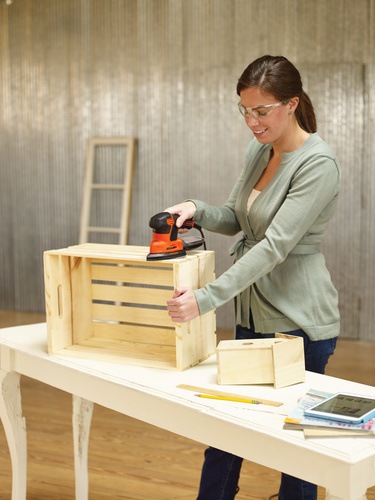 Black and Decker - 120W slipmus Mouse i mjuk vska - KA2000