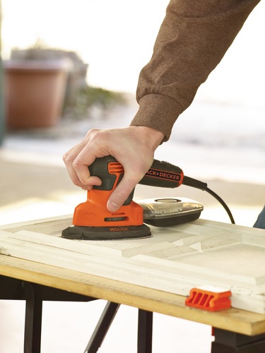 Black and Decker - 120W slipmus Mouse i mjuk vska - KA2000