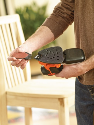 Black and Decker - 120W slipmus Mouse i mjuk vska - KA2000