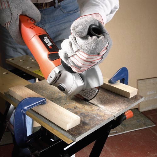 Black and Decker - Vinkelslip 125mm 1200W - KG1200K