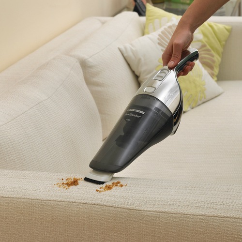 Black and Decker - SV New 48V Chrome Dustbuster cordless hand vacuum with accessories - NV4820CN