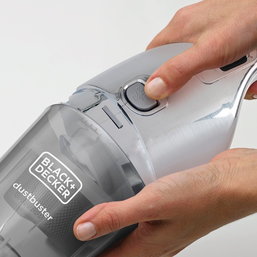 Black and Decker - 144Wh LiIon Dustbuster sladdls handdammsugare i krom - NVB220WC