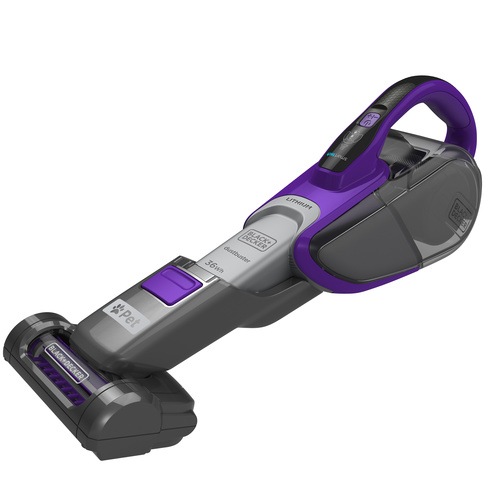 Black and Decker - 36Wh 2i1 LiIon sladdls Pet Dustbuster hand och golvdammsugare med Smart Tech sensorer - SVJ520BFSP