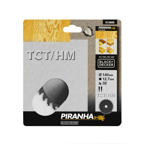 Black and Decker - SV Standard TCMHM Circular Saw Blade for fine cross wood cutting - X13005