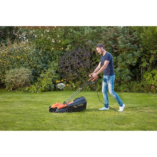 1200W Gräsklippare 32cm med ergonomiskt handtag